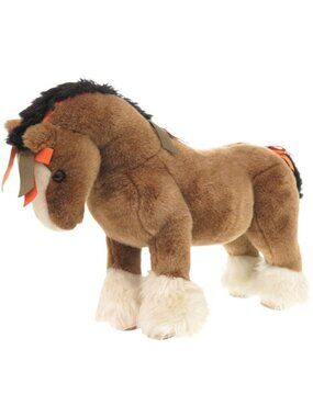 Hermes Elmy MM Acrylic Brown Plush 1038